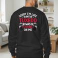 Tuxedo Cat Owner Tuxedo Cat Dad Tuxedo Cat Mom Men's Sweatshirt Back Print