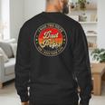 I Have Two Titles Dad & Pops I Rock Them Both For Grandpa Men's Sweatshirt Back Print