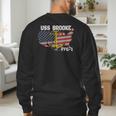 USS Brooke FFG-1 Frigate Veterans Day Son Father Grandpa Dad Men's Sweatshirt Back Print
