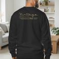 Vintage 1966 Retro 60th Birthday Classic 60 Year Old Men Dad Men's Sweatshirt Back Print
