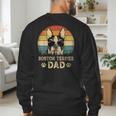 Vintage Boston Terrier Dad Dog Lovers Father's Day Tee Men's Sweatshirt Back Print
