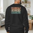 Vintage Grill Dad Grilling Chilling Refilling Men's Sweatshirt Back Print