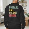 Vintage Husband Dad Colonel Legend Retro T-Shirt Men's Sweatshirt Back Print