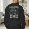 Vintage Monster Truck Lover DAD Family Matching Birthday Men's Sweatshirt Back Print Vintage Monster Truck Lover DAD Family Matching Birthday Men's Sweatshirt Back Print
