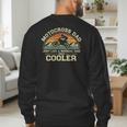 Vintage Motocross Dad Just Like A Normal Dad Only Cooler Men's Sweatshirt Back Print