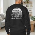 Volleyball Dad MoM Daughter Back Number Men's Sweatshirt Back Print Volleyball Dad MoM Daughter Back Number Men's Sweatshirt Back Print
