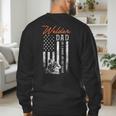 Welder Dad Like A Normal Dad Only Cooler USA Flag Welding Men's Sweatshirt Back Print