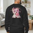 Westie Dog Valentines Day Dog Mom Westie Dad Candy Sucker For Men Women Girls Kids Men's Sweatshirt Back Print Westie Dog Valentines Day Dog Mom Westie Dad Candy Sucker For Men Women Girls Kids Men's Sweatshirt Back Print