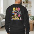 The Wheels On The Bus Dad Birthday Crew Party Toddler Kids Men's Sweatshirt Back Print