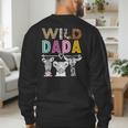 Wild Dada Zoo Theme Birthday Safari Jungle Matching Party Men's Sweatshirt Back Print
