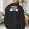 World's Greatest Tatay Shirt Filipino Dad Men's Sweatshirt Back Print