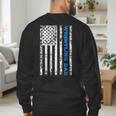 Wrestling Dad Men's Sweatshirt Back Print