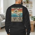 Wrestling Dad Wrestler Wrestling Wrestle Father's Day Men's Sweatshirt Back Print