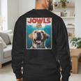 Yellow Lab Jowls Top Labrador Retriever Dog Mom Dad Men's Sweatshirt Back Print