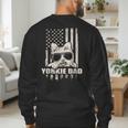 Yorkie Dad Cool Vintage Retro Proud American Men's Sweatshirt Back Print