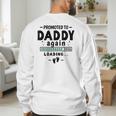 2nd Baby Announcement For Dad Promoted To Daddy Again 2026 Men's Sweatshirt Back Print 2nd Baby Announcement For Dad Promoted To Daddy Again 2026 Men's Sweatshirt Back Print