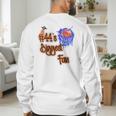 44 Biggest Fan Of Basketball Player Number 44 Dad Mom Men's Sweatshirt Back Print