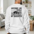 Awesome Like My Daughter Men Fathers Day Dad Men's Sweatshirt Back Print Awesome Like My Daughter Men Fathers Day Dad Men's Sweatshirt Back Print