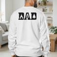 Camping Dad Father's Day Outdoor Bushcraft Camper Men's Sweatshirt Back Print