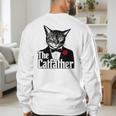 The Cat Father Cool Cat Dad Cat Lovers Men's Sweatshirt Back Print