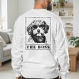 The Cavapoo Boss Mom Dad Dog Lover Men's Sweatshirt Back Print