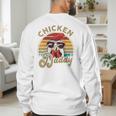 Chicken-Shirt Rooster Daddy Vintage Farmer Dad Father Men's Sweatshirt Back Print