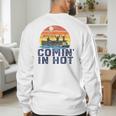Comin In Hot Pontoon Boat Boating Lake For Dad Small Men's Sweatshirt Back Print
