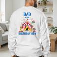 Dad Of The Birthday Boy Circus Ringmaster Party Birthday Men's Sweatshirt Back Print