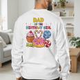 Dad Of The Birthday Girl Candyland Colorful Lollipop Party Men's Sweatshirt Back Print Dad Of The Birthday Girl Candyland Colorful Lollipop Party Men's Sweatshirt Back Print