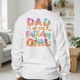 Dad Of The Birthday Ice Cream Family Matching Party Men's Sweatshirt Back Print