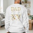 Dad Of The Miss Quince XV Birthday Mexican Quinceanera Men's Sweatshirt Back Print
