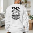Dad Is My Name Fishing Is My Game Loves Fishing Men's Sweatshirt Back Print