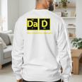 Dad Periodic Table Of Elements Men's Sweatshirt Back Print