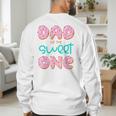 Dad Sweet One 1st First Birthday Matching Family Donut Men's Sweatshirt Back Print