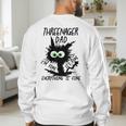 Dad Threenager Dad Daddy Of A Threenager Men's Sweatshirt Back Print