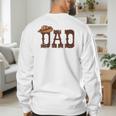Dad Western Family Matching Birthday Cowboy Cowgirl Men's Sweatshirt Back Print