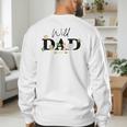 Dad Of The Wild One Zoo Birthday Safari Jungle Animal Men's Sweatshirt Back Print