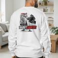 Daddysaurus T-Rex Dad Dinosaur Daddy Saurus Fathers Day Men's Sweatshirt Back Print