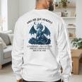 Dads Are Like Dragons Legendary Protective Fatherhood Men's Sweatshirt Back Print
