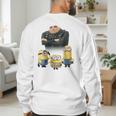 Despicable Me Minions Father's Day 1 Dad Cardboard Sign Men's Sweatshirt Back Print