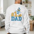 Disney Donald Duck Number One Dad Sunglasses Father's Day Men's Sweatshirt Back Print Disney Donald Duck Number One Dad Sunglasses Father's Day Men's Sweatshirt Back Print