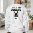 Donkey Mom Or Dad I Love My Donks Farmer Men's Sweatshirt Back Print