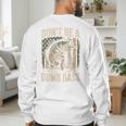 Don't Be A Dumb Bass Fish Camo American Flag Dad Jokes Men's Sweatshirt Back Print