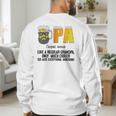 Drinking Opa Like A Regular Grandpa Much Cooler Beer Dad Men's Sweatshirt Back Print Drinking Opa Like A Regular Grandpa Much Cooler Beer Dad Men's Sweatshirt Back Print