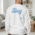 Expecting Dad Of Boy Est 2026 Father's Day Son-Dad To Be Men Men's Sweatshirt Back Print