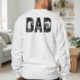 Fishing Dad Birthday Classic Bold Font Fish Daddy Men's Sweatshirt Back Print