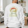 Fishing Dad Part Time Hooker Bass Fish Father Day Men's Sweatshirt Back Print