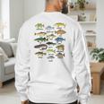 Fishing-Shirt Types Of Freshwater Bass Fish Dad Jokes Men's Sweatshirt Back Print