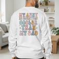 Funny Auntie My Aunt Is Definitely Cooler Than My Dad Men's Sweatshirt Back Print