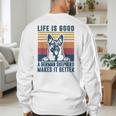 German Shepherd Men Women Dog Dad Mom German Shepherd Men's Sweatshirt Back Print